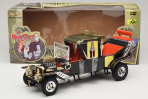 Munsters Koach Negru ERTL 1:18 33036 Metal - imaginea 6 din 6