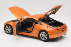 Nissan 350Z Z33 Sunset Orange AUTOart 1:18 77312 Metal - imaginea 5 din 8