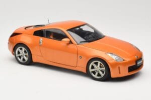 Nissan 350Z Z33 Sunset Orange AUTOart 1:18 77312 Metal - imaginea 6 din 8