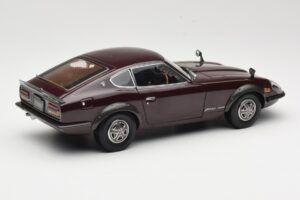 Nissan Fairlady 240Z-G S30 Bordo Kyosho 1:18 08212M Metal - imaginea 3 din 8