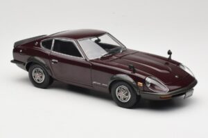 Nissan Fairlady 240Z-G S30 Bordo Kyosho 1:18 08212M Metal - imaginea 6 din 8