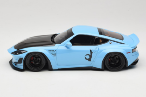 Nissan Fairlady Z RZ34 Pandem China Blue Black GT Spirit 1:18 GT943 Rășină - imaginea 3 din 6