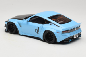 Nissan Fairlady Z RZ34 Pandem China Blue Black GT Spirit 1:18 GT943 Rășină - imaginea 5 din 6