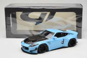 Nissan Fairlady Z RZ34 Pandem China Blue Black GT Spirit 1:18 GT943 Rășină - imaginea 6 din 6