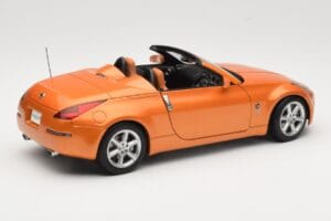 Nissan Fairlady Z Z33 Roadster Sunset Orange AUTOart 1:18 77377 Metal - imaginea 3 din 8