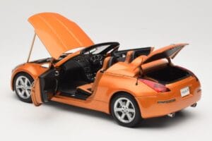 Nissan Fairlady Z Z33 Roadster Sunset Orange AUTOart 1:18 77377 Metal - imaginea 5 din 8