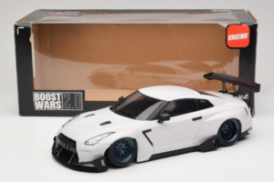 Nissan GT-R R35 Boost Wars 2 Alb Jp Kraemo 1:18 KRAEMO001 Metal - imaginea 7 din 7