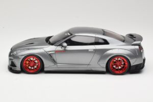 Nissan GT-R R35 Prior Design Gri GT Spirit 1:18 GT243 Rășină - imaginea 3 din 6