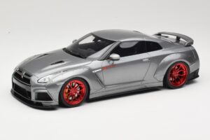 Nissan GT-R R35 Prior Design Gri GT Spirit 1:18 GT243 Rășină