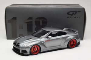Nissan GT-R R35 Prior Design Gri GT Spirit 1:18 GT243 Rășină - imaginea 6 din 6