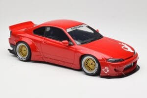 Nissan Silvia S15 Rocket Bunny Burning Red Otto 1:18 OT1115 Rășină - imaginea 4 din 6