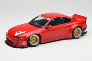 Nissan Silvia S15 Rocket Bunny Burning Red Otto 1:18 OT1115 Rășină