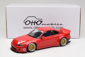 Nissan Silvia S15 Rocket Bunny Burning Red Otto 1:18 OT1115 Rășină - imaginea 6 din 6