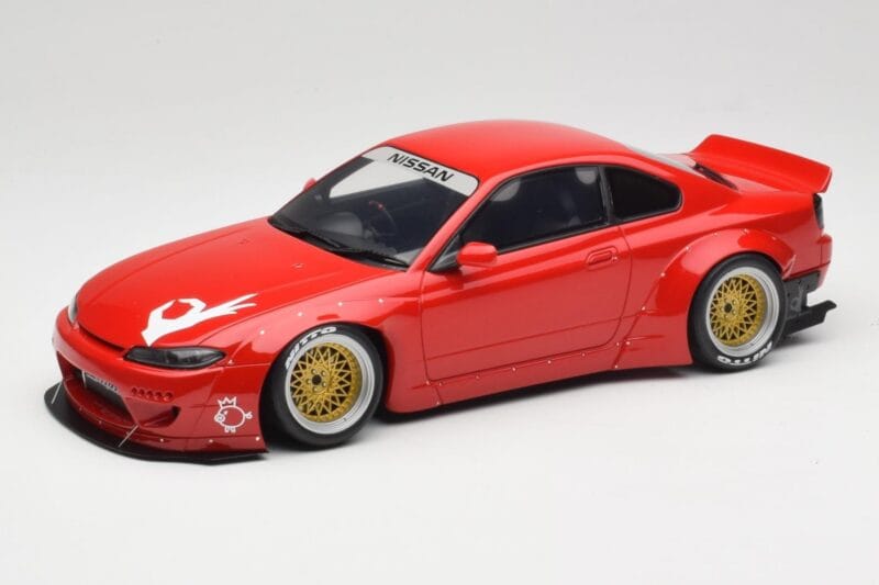 Nissan Silvia S15 Rocket Bunny Burning Red Otto 1:18 OT1115 Rășină
