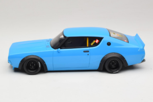 Nissan Skyline 2000 GT-R KPGC110 LB Works Albastru Otto 1:18 OT1210 Rășină - imaginea 3 din 6