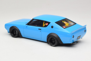 Nissan Skyline 2000 GT-R KPGC110 LB Works Albastru Otto 1:18 OT1210 Rășină - imaginea 4 din 6