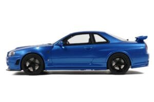 Nissan Skyline GT-R R34 NISMO Z-Tune Bayside Blue Otto 1:12 G082 Rășină - imaginea 4 din 4