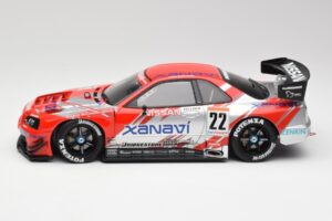 Nissan Skyline GT-R #22 M. Krumm / S. Motoyama Xanavi Nismo JGTC 2002 AUTOart 1:18 80277 Metal - imaginea 3 din 6