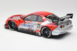 Nissan Skyline GT-R #22 M. Krumm / S. Motoyama Xanavi Nismo JGTC 2002 AUTOart 1:18 80277 Metal - imaginea 5 din 6