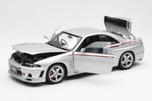 Nissan Skyline GT-R R33 R-Tune Argintiu AUTOart 1:18 77326 Metal - imaginea 2 din 8