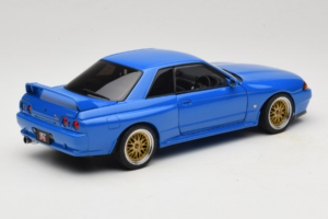 Nissan Skyline GT-R R32 V-Spec II Tuned Albastru AUTOart 1:18 77415 Metal - imaginea 3 din 8