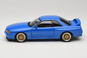 Nissan Skyline GT-R R32 V-Spec II Tuned Albastru AUTOart 1:18 77415 Metal - imaginea 4 din 8