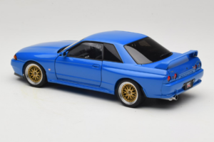 Nissan Skyline GT-R R32 V-Spec II Tuned Albastru AUTOart 1:18 77415 Metal - imaginea 7 din 8