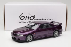 Nissan Skyline GT-R R33 V-Spec Midnight Purple Otto 1:18 OT1138 Rășină - imaginea 6 din 6