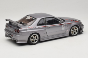 Nissan Skyline GT-R R34 Nismo S-Tune Argintiu AUTOart 1:18 77358 Metal - imaginea 3 din 8