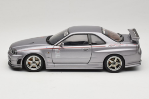 Nissan Skyline GT-R R34 Nismo S-Tune Argintiu AUTOart 1:18 77358 Metal - imaginea 4 din 8