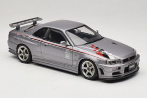 Nissan Skyline GT-R R34 Nismo S-Tune Argintiu AUTOart 1:18 77358 Metal - imaginea 6 din 8