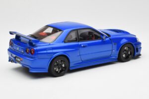 Nissan Skyline GT-R R34 NISMO Z-Tune Bayside Albastru AUTOart 1:18 77354 Compozit - imaginea 3 din 8