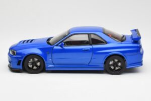 Nissan Skyline GT-R R34 NISMO Z-Tune Bayside Albastru AUTOart 1:18 77354 Compozit - imaginea 4 din 8