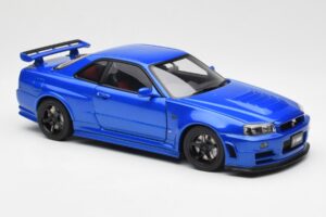 Nissan Skyline GT-R R34 NISMO Z-Tune Bayside Albastru AUTOart 1:18 77354 Compozit - imaginea 6 din 8