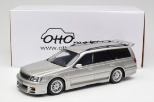 Nissan Stagea Autech WC34 260RS Sonic Silver Otto 1:18 OT471 Rășină - imaginea 6 din 6