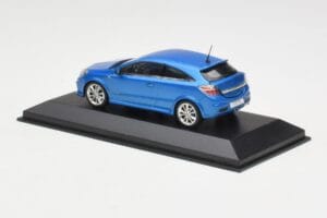 Opel Astra G OPC Blue Metallic Minichamps 1:43 403045223 Metal - imaginea 3 din 4
