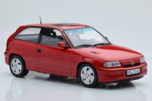 Opel Astra F GSi Roșu Norev 1:18 183672 Metal - imaginea 4 din 6
