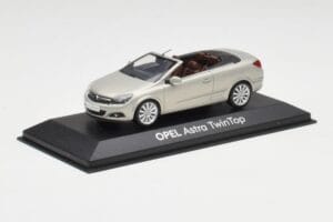 Opel Astra H Twin Top Argintiu Minichamps 1:43 403045633 Metal - imaginea 2 din 4