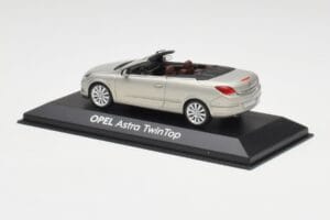 Opel Astra H Twin Top Argintiu Minichamps 1:43 403045633 Metal - imaginea 3 din 4