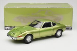 Opel GT Green Metallic Minichamps 1:18 180049029 Metal - imaginea 8 din 8