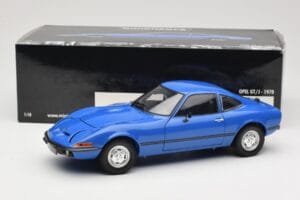Opel GT/J Albastru Minichamps 1:18 180049023 Metal - imaginea 8 din 8