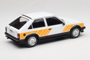 Opel Kadett D SR Alb cu Decor Galben MCG 1:18 MCG18534 Metal - imaginea 2 din 6