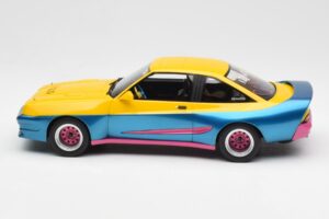 Opel Manta Galben Albastru BoS Models 1:18 BOS279 Metal - imaginea 3 din 6