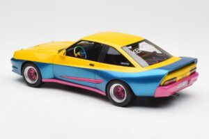 Opel Manta Galben Albastru BoS Models 1:18 BOS279 Metal - imaginea 5 din 6