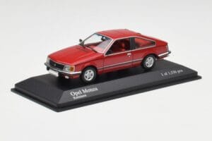 Opel Monza A Roșu Minichamps 1:43 400045121 Metal - imaginea 2 din 4