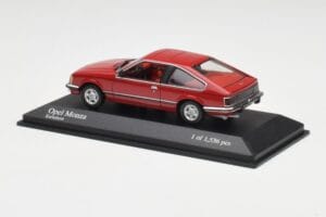 Opel Monza A Roșu Minichamps 1:43 400045121 Metal - imaginea 3 din 4