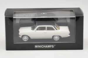 Opel Rekord A Alb Acoperiș Negru Minichamps 1:43 430041002 Metal - imaginea 4 din 4