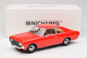 Opel Rekord C Coupe Roșu Minichamps 1:18 107047020 Rășină - imaginea 6 din 6