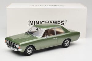 Opel Rekord C Green Metallic Minichamps 1:18 107047000 Rășină - imaginea 6 din 6