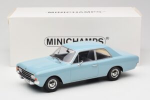 Opel Rekord C Albastru Deschis Minichamps 1:18 107047002 Metal - imaginea 6 din 6